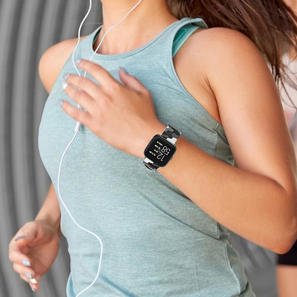 Klokkearmbånd Kompatibelt med Fitbit Versa2/versa Lite Justerbar Erstatningsreim