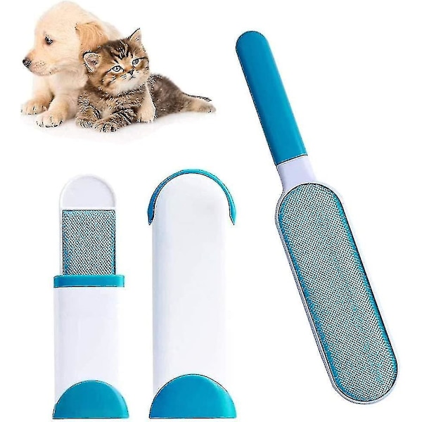 Pet Hair Remover -lint Brush/remover-dog Cat Hair Remover With Self-cleaning Base