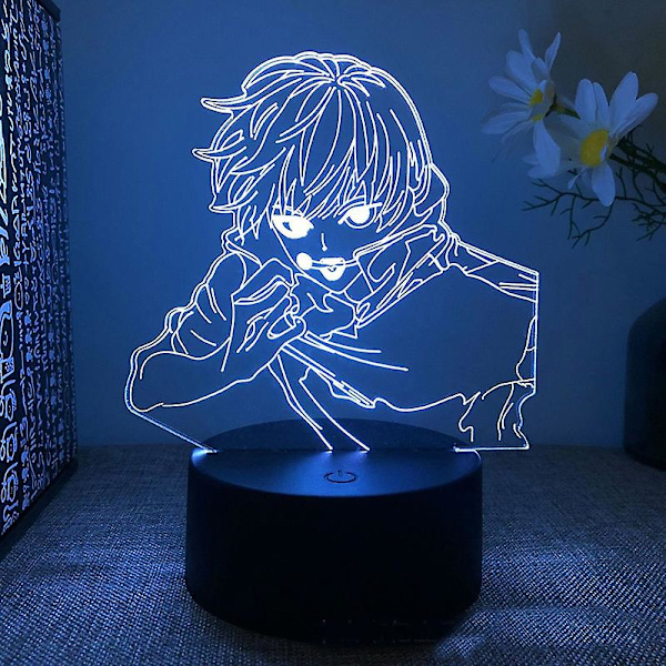 Jujutsu Kaisen Gojo Satoru Nanami Kento Sukuna 3d Led-lampa för sovrum Anime Figur Nattljus Mange Avatar Rum Dekor Present10Inumaki Toge