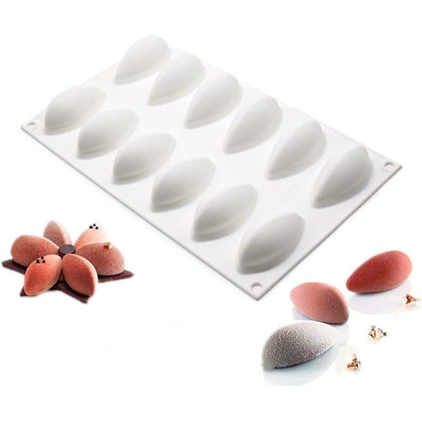 Quenelle Silikonformar Havsskal Kakform Quenelle Form FormFransk Dessert