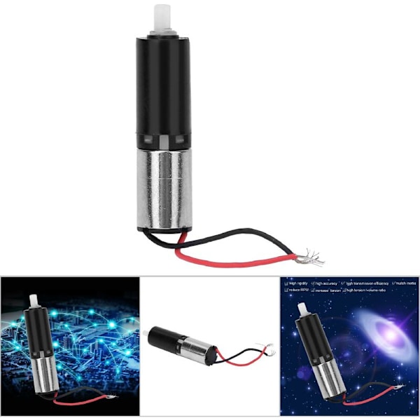 6mm precision mini mikroväxel, planetväxel, växelmotor, DC3V motor, fyrväxlad
