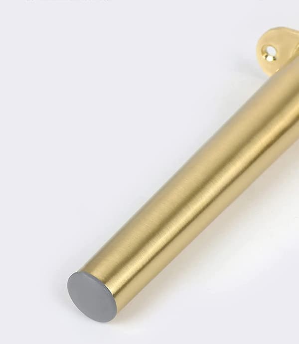 Rustfrit stålmøbelstøtteben - Udskift korte metalsofaben, planben til DIY-sofaborde - Guld (25cm/9.8in)