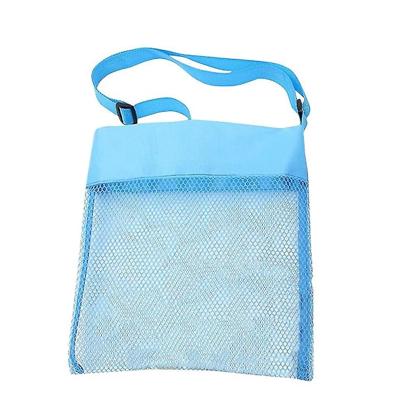 1pc Portable Beach Toy Tote Shell Bag Beach Bag Mesh Pouch For Kids Childre