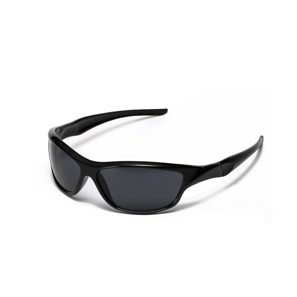 AI-style futuristiske briller til mænd og kvinder, street millennial spicy girl solbriller（Bright black）