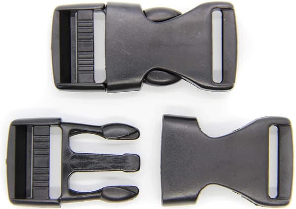 Plastspänne, Nylonspänne Utomhus Ryggsäck Spänne Väska Bälte Tillbehör, 2 st