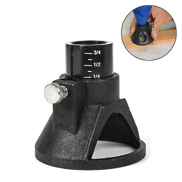 Roterende værktøjer Routing Router Bor Bits Sæt Locator Horn Fast Base 6stk Træfræsning Cutter Sæt Dremel Tilbehør Power Tool