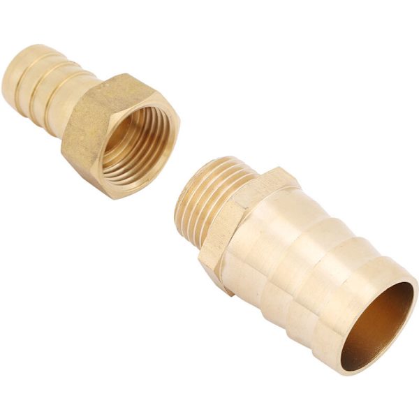 Reducering av mässing med invändig gänga, rörkoppling, adapter (16-25 mm)