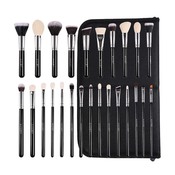Anmei 25 Makeup Brush Set Dyrehår Makeup Brush Set xd`（25pcs taske）