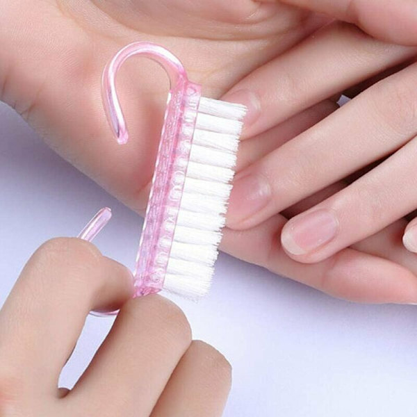 4 st nagelborste, plastnagelborste