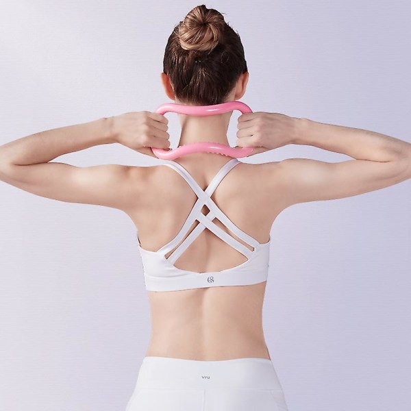 Yoga Ring Pilates Træningsring til ryg- og bensmerter Hjemmetræning Gym til stræk og Str