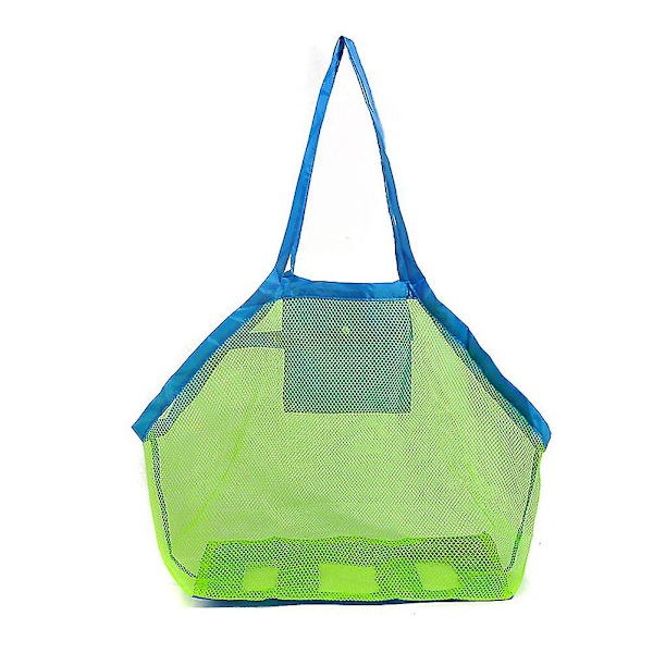 2 stk. Strand Mesh Tote Taske Til Strand Familie Børn Legetøj Tote Organizer Legetøj