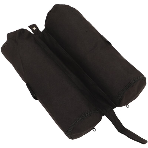 Gazebo viktväska 600D Oxfordtyg slitstark vindskyddad tältvikt fötter baldakin väska (svart)