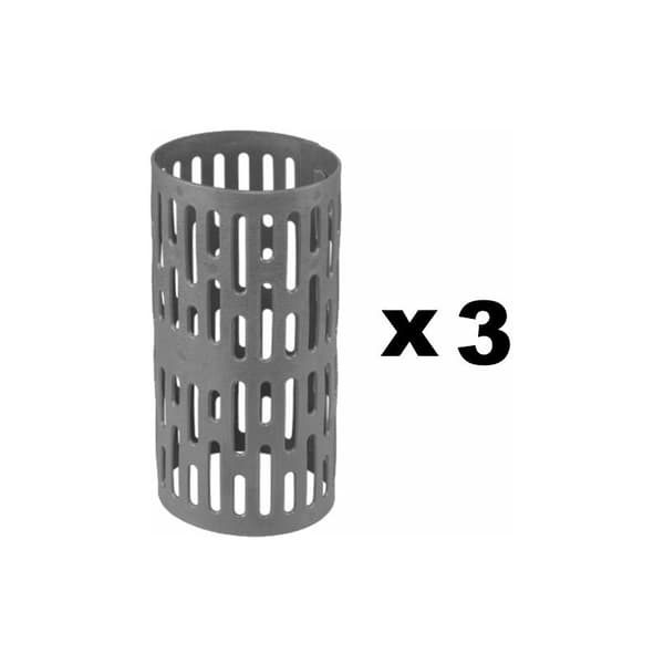 Set med 3 grå trädstamsskydd