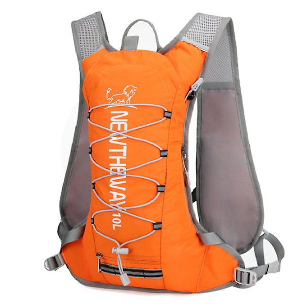 10L Isoleret Hydreringsrygsæk Til Løb, Vandring, Cykling, Camping (ORANGE)