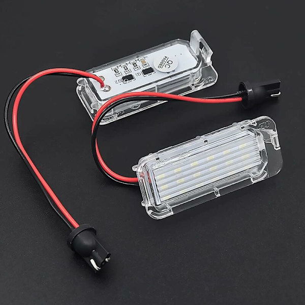Canbus LED-skyltbelysning för Ford Focus 5D Fiesta Mondeo MK4 C-Max MK2 S-Max Kuga Galaxy 6000K Vit?