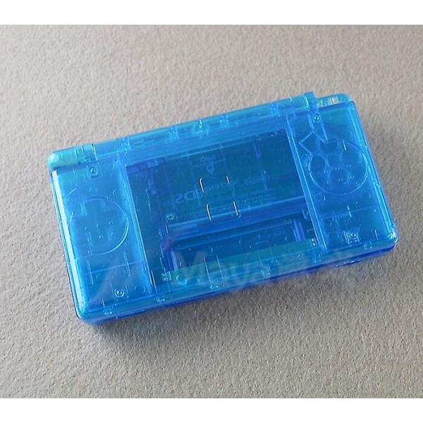 För Nintend Ds Lite hölje Shell Case Kit Kompletta reparationsdelar till Nintendo Ds Lite Ndsl Case Cover Gamepad PurpleClear Blue
