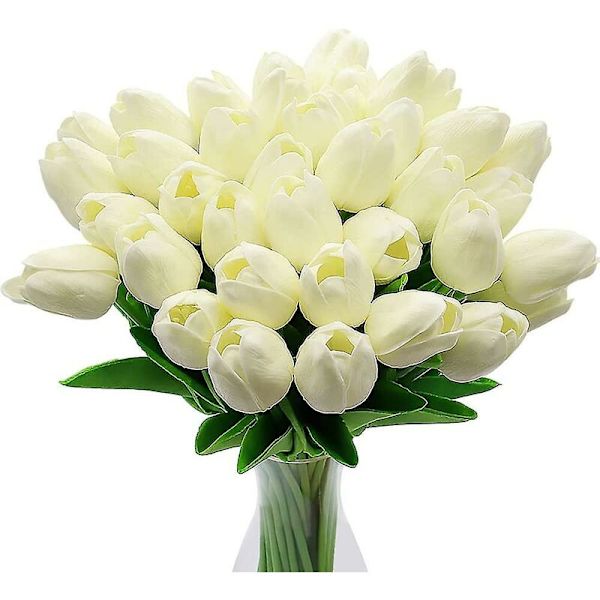 Simulerad blomma, tulpan, konstgjord blomma, latexmaterial, äkta touch, bröllopsrum, familjehotell, fest, inredningsstudie, DIY-dekoration