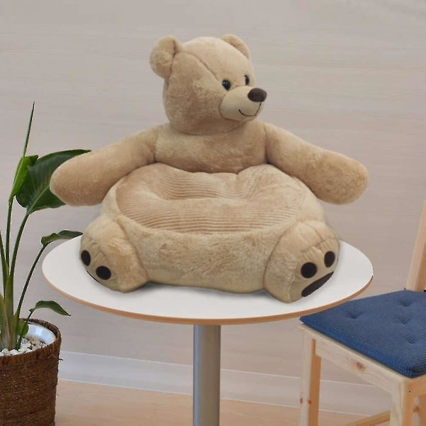Uppstoppad djursoffa stol för barn (leende björn)