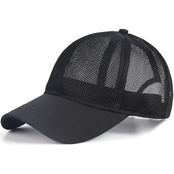 Oversized baseball mesh cap, åndbar cool løbehætte, justerbar sommerhat til store hoveder
