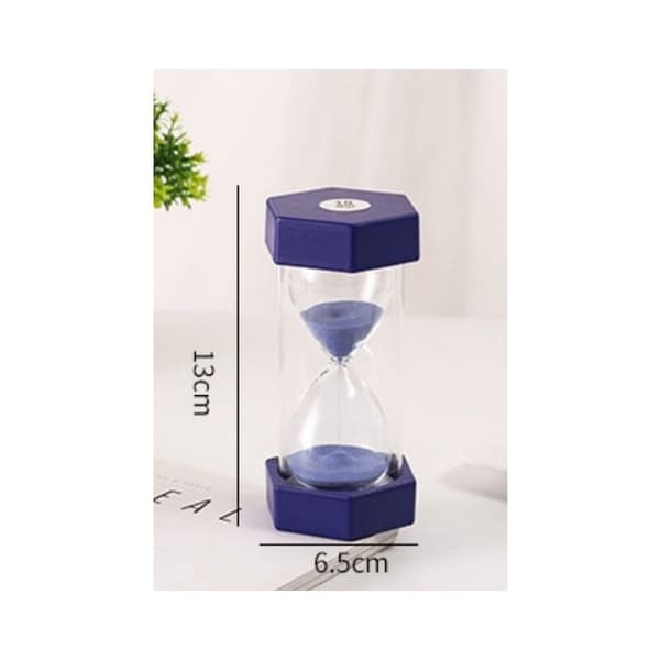 BF Non-Drip Plast Hexagonal Timer Present för Barn - 30 Minuter Slumpmässig Färg 1st