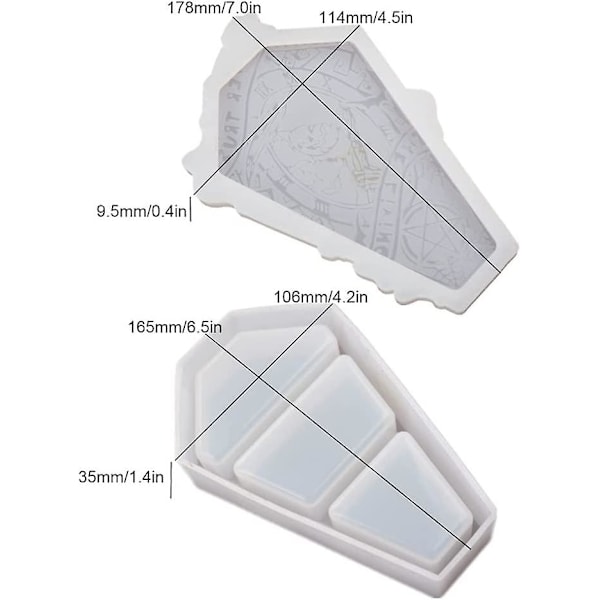 Beibei - Halloween Kiste Silikonform Kürbis Aufbewahrungsbox Modell Schmuckbehälter Schrankform Stil 2 Diy Epoxidform（Stil 2）