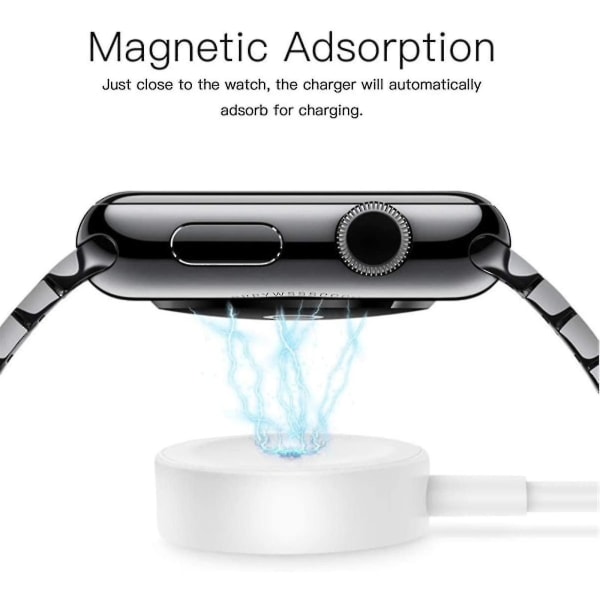 For Apple Watch Iwatch 2/3/4/5/6/7 Magnetisk Kabel Lader Klokke Ladeledning Dock