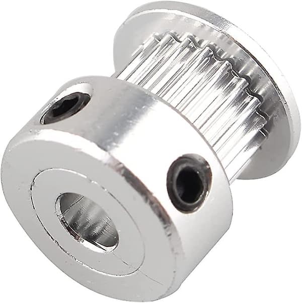 Bore Timing Pulley Aluminium Synkron Hjul Til Rem, Kompatibel Med 3d Printer (50stk, Sølv)