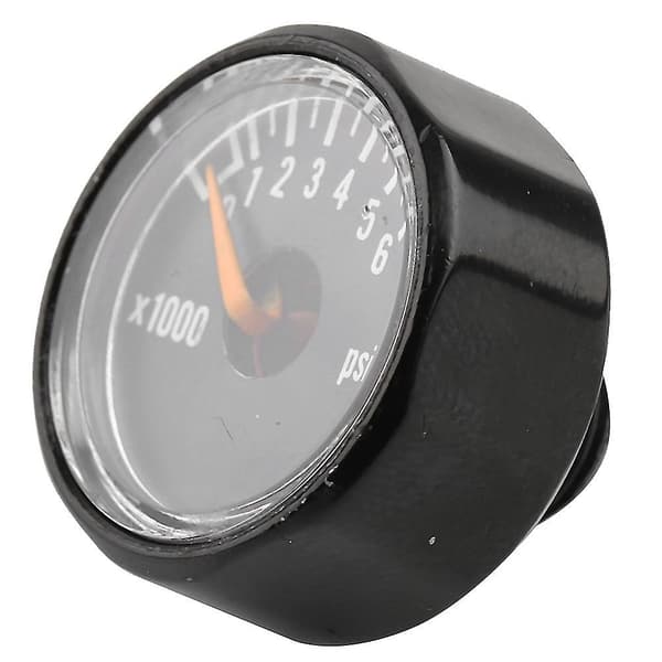 1/8npt Precision Valve Mini Tryckmätare Koldioxid Mikro Manometer(6000psi)