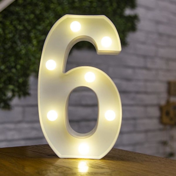 3D-bokstav LED-nattlampa 26 bokstäver 0-9 siffror undertexter logotyplampor för inredning baby shower bröllopsdekoration6