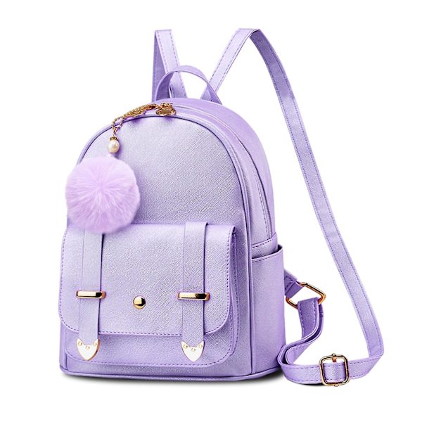 Flickor Fashion Ryggsäck Mini Ryggsäck Handväska För Kvinnor Tonårsflickor Pu