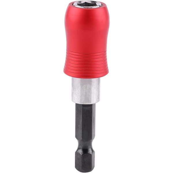 Bithållare - 1/4 tum sexkantsfäste magnetisk bithållarförlängningsstång för elektrisk borrskruvmejsel längd 60 mm