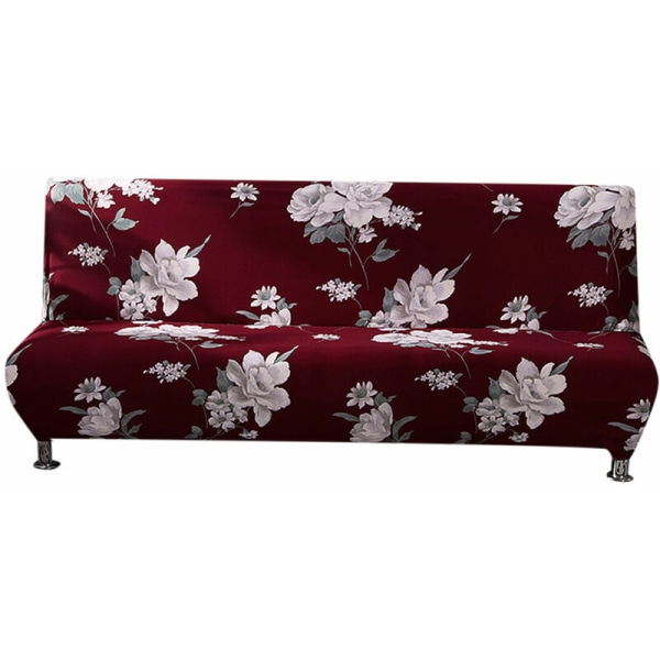 Sofföverdrag Armlösa skyddande överdrag All-inclusive elastiskt soffskydd Armstödsfri möbelskydd Två/tresitsig 160-190CM,Modell-23