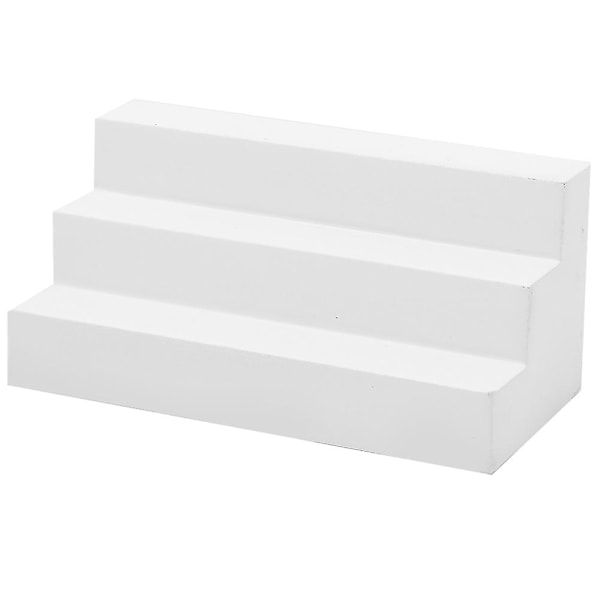1:12 Dukkehus Miniatyr Simulert Dørstokk Trappe DIY Mini Modell Leke Tilbehør Hvit Hvite Trinn