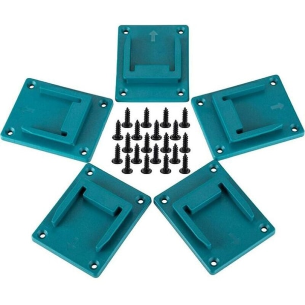 BF 5-pack verktygshållare för 18V Makita borrskruvdragare - Cyan Blue