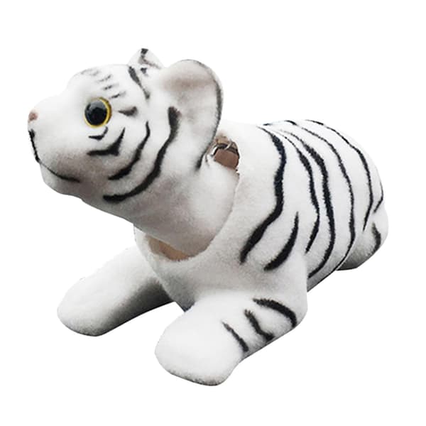 Søt bildekorasjon for dashbord - Hvit tiger