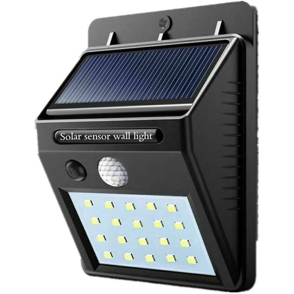 Utomhus 20 LED solsensor/rörelsesensor vattentät vägglampa
