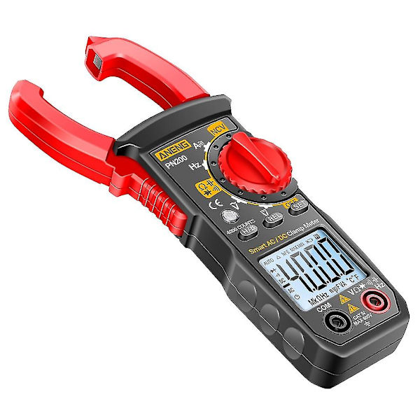 Digitalt tangamperemeter Multimeter 4000 tællinger Amp Voltmeter Tester Auto-ranging Ncv
