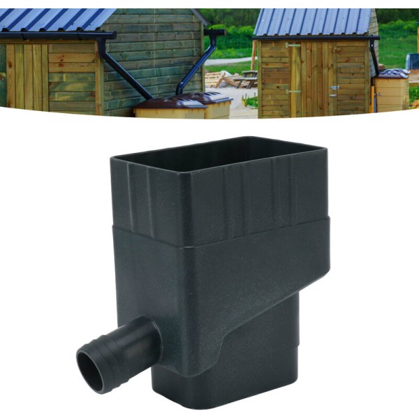 Regnvattenuppsamlingssystem, professionellt UV-beständigt stuprörsavledningssats för trädgårdsgräsmatta utomhus (grön)