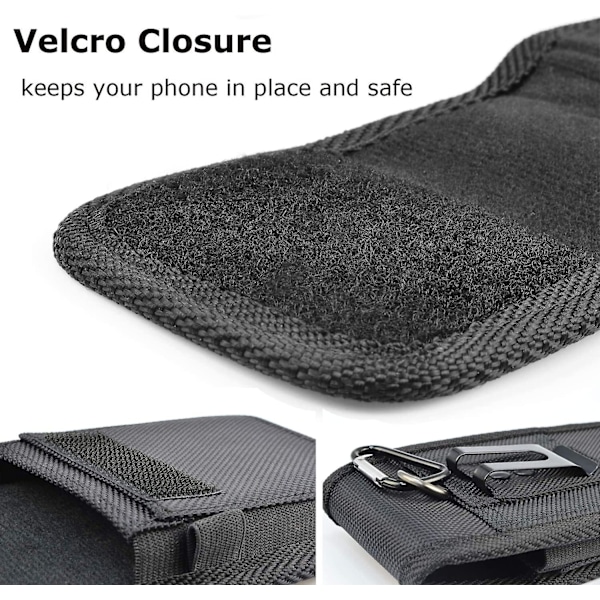 Telefonfodral för Samsung Galaxy S22 Ultra S21 Plus S20 S10+s9 S8 Note 20,a03s A11 A21 A51 A71 A13 A02s A12 A32,g Pure 2022 Nylon Mobiltelefon Bältesklämma