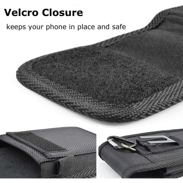 Telefonhylster for Samsung Galaxy S22 Ultra S21 Plus S20 S10+s9 S8 Note 20,a03s A11 A21 A51 A71 A13 A02s A12 A32,g Pure 2022 Nylon Mobiltelefon Belteklips