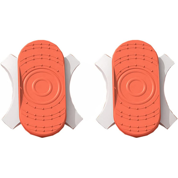 Dubbelpedal hemfitnessutrustning dans split midjetwister Orange
