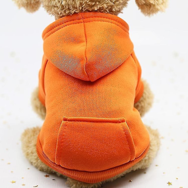 Katt- och hundkläder, husdjurssportkläder, husdjurstillbehör (orange, M)