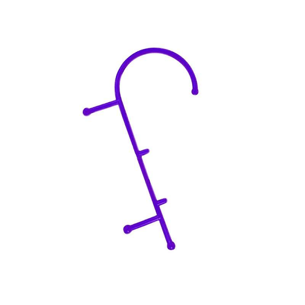 Thera Cane Selkäkoukku Hieronta Kaula Lihaspaine Tikku Työkalu Manuaalinen Trigger Piste Hieronta (Tumma Violetti)