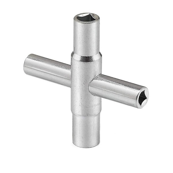 4-i-1 Kryss Sillcock Nøkkel Holdbar Heavy Duty Mini Nøkkel For Bad
