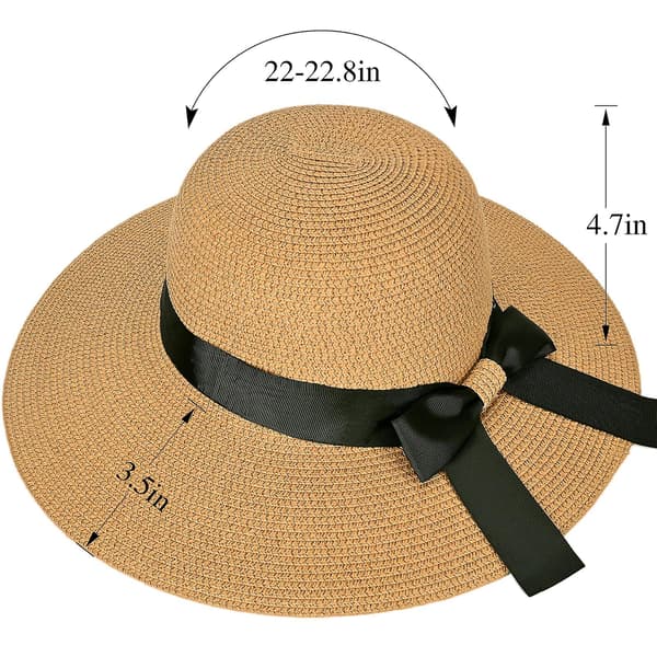 Sommer Klassisk Sløjfe Solhatte Pakke Bred Br