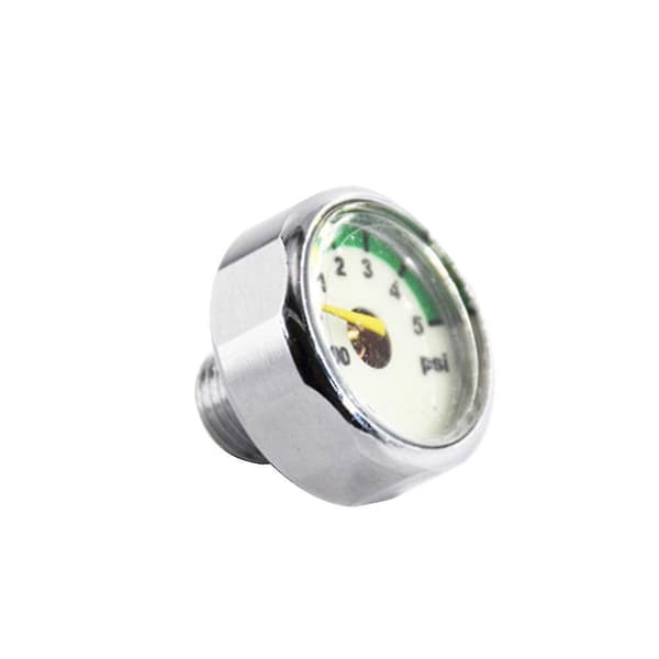 Kompakt dæktryksmåler Højtryksmålere Lysende trykmåler 25mm（m8，0-30mpa）