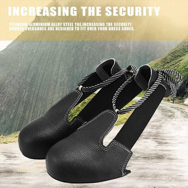 Säkerhetsskor, stålhätta, unisex, halkfria överdragsskor, skyddande överdragsskor, industriella, universell storlek, Eur 36-46