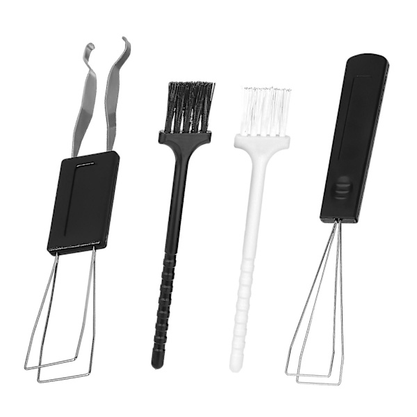 4 st/set Dubbelhuvud med rengöringsborste Gaming Keycap Puller Removal