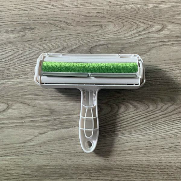 Borste för borttagning av husdjurshår, borste för borttagning av katthår, rengöringsborste, epilator (kläder/säng/soffa/bil/matta/golv), återanvändbar hårplockningsrulle (grön)