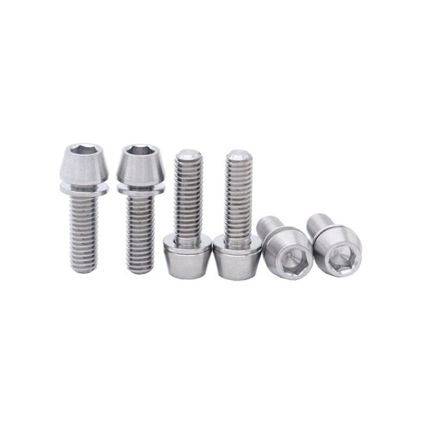 6 st Titan Hexagon Socket Head Bultar Bult MTB Landsvägscykel M6x20mm